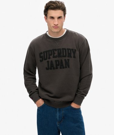 Sudadera tonal de cuello redondo Vintage Athletic Image 1