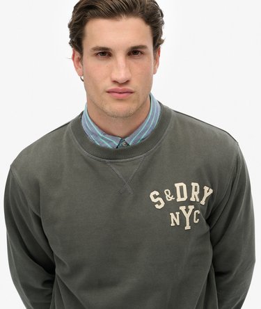 Vintage Athletic Crew Sweatshirt Image 4