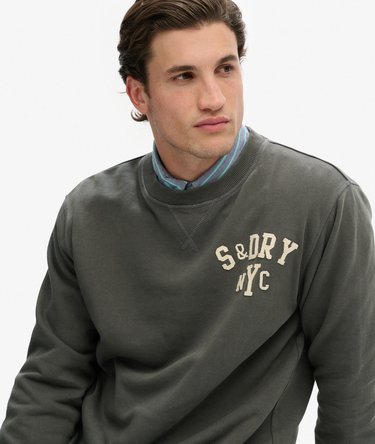 Vintage Athletic Crew Sweatshirt Image 2