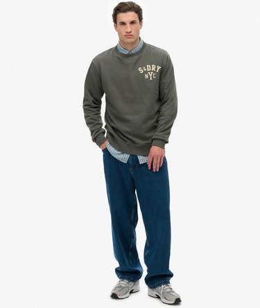 Vintage Athletic Crew Sweatshirt Image 3