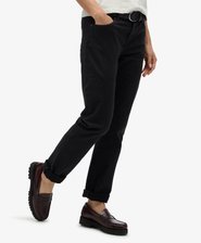 Mid Rise Slim Sateen Pants