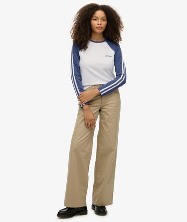 Essential Logo Retro Long Sleeve Top Image 3