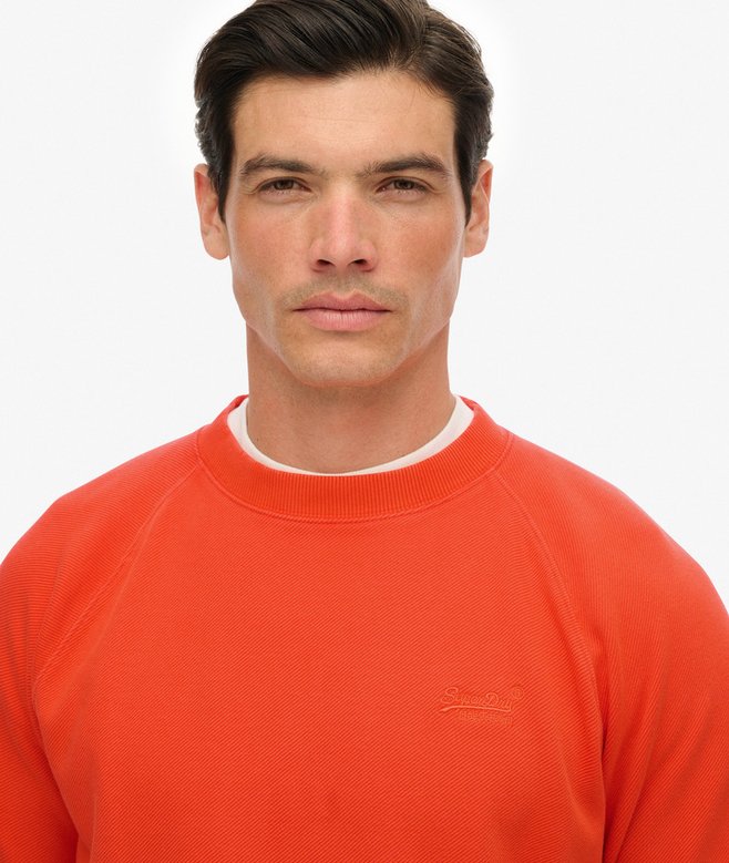 Essential Logo Raglan Crew Sweatshirt