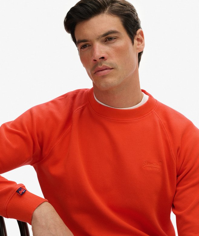 Essential Logo Raglan Crew Sweatshirt