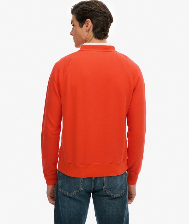 Essential Logo Raglan Crew Sweatshirt