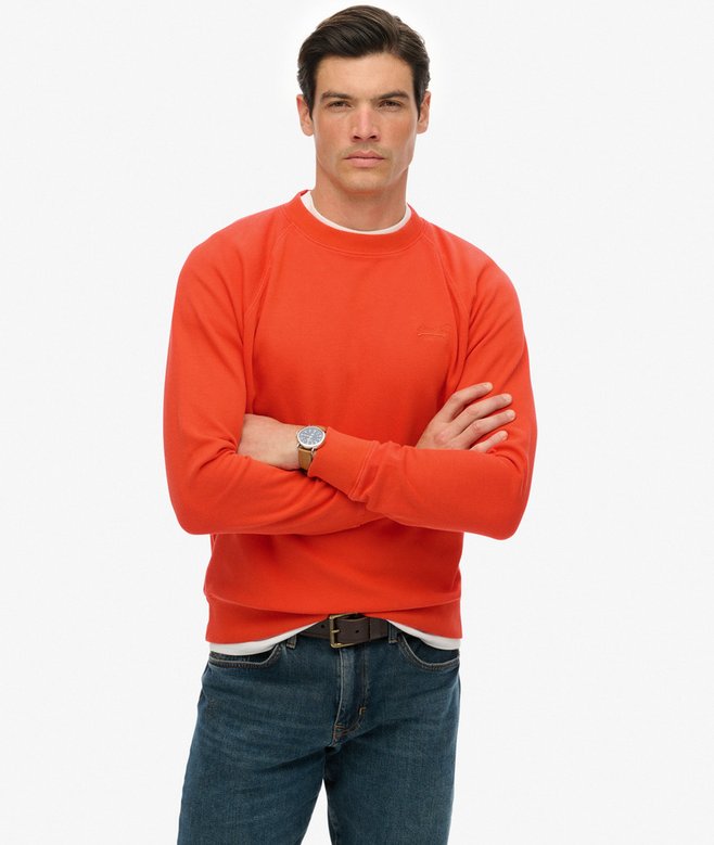Essential Logo Raglan Crew Sweatshirt