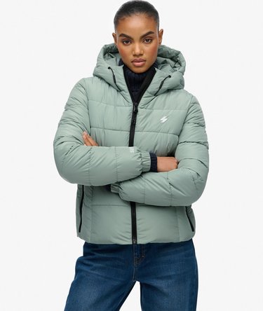 Hooded Spirit Sports Puffer Jacket Image 5