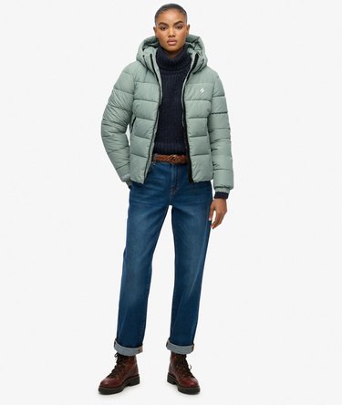 Hooded Spirit Sports Puffer Jacket Image 3