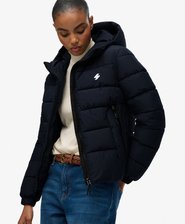Hooded Spirit Sports Puffer Jacket