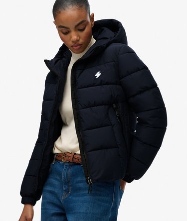 Hooded Spirit Sports Puffer Jacket Image 2