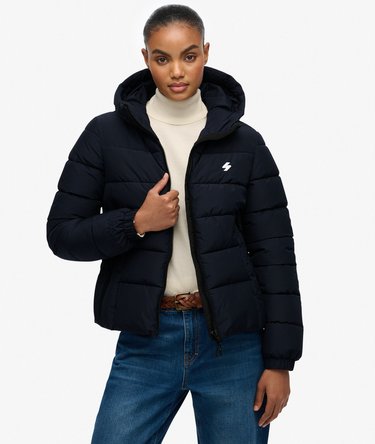 Hooded Spirit Sports Puffer Jacket Image 1