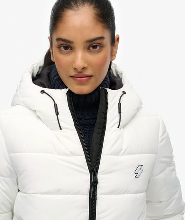 Hooded Spirit Sports Puffer Jacket Image 4