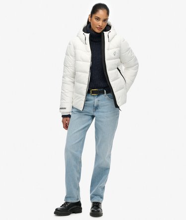 Hooded Spirit Sports Puffer Jacket Image 3