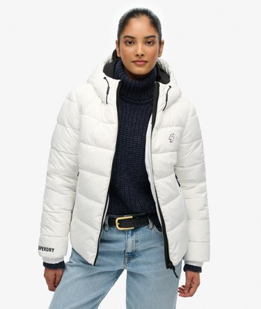 Hooded Spirit Sports Puffer Jacket Image 1