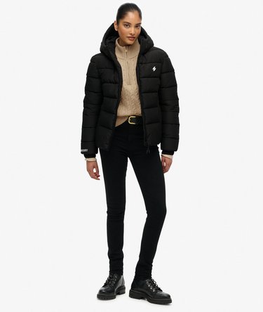 Hooded Spirit Sports Puffer Jacket Image 3