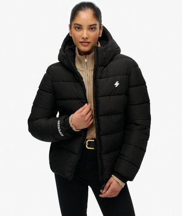 Hooded Spirit Sports Puffer Jacket Image 1