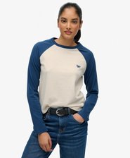 Essential Logo Long Sleeve Baseball Top
