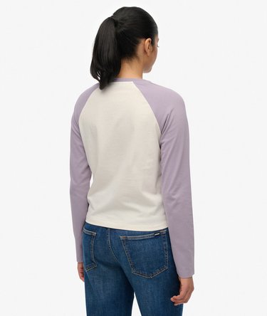 Essential Logo Long Sleeve Baseball Top Image 5