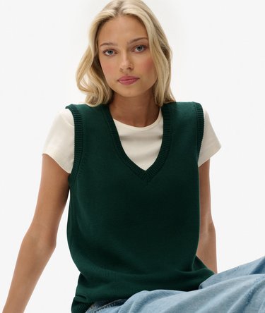 Athletic Essentials Knitted Tank Top Image 2