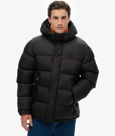 Tech Puffer Jacket with Hood Image 5