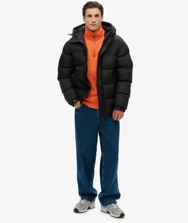 Tech Puffer Jacket with Hood Image 3
