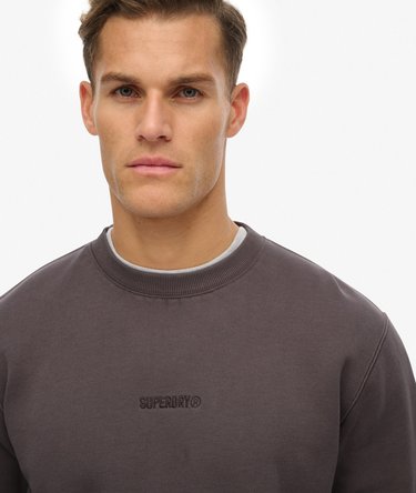 Micro Logo Crew Sweatshirt Image 4