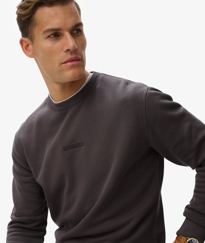 Micro Logo Crew Sweatshirt