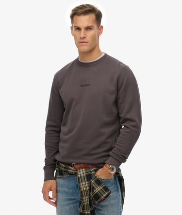 Micro Logo Crew Sweatshirt Image 1