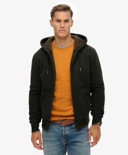 Borg Lined Zip Hoodie