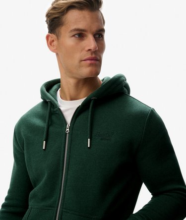 Vintage Logo Geborduurde Zip Hoodie Image 2