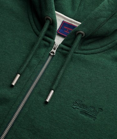 Vintage Logo Geborduurde Zip Hoodie Image 6