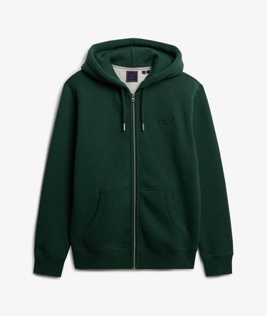 Vintage Logo Geborduurde Zip Hoodie Image 7