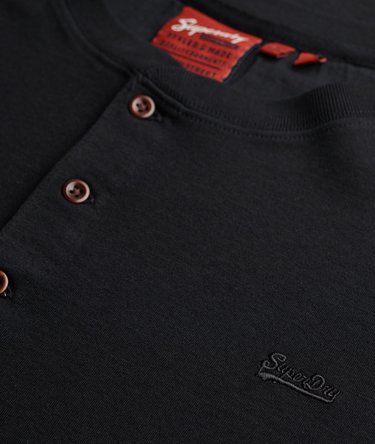Vintage Logo Mid Weight Long Sleeve Half Button Image 6