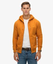 Vintage Logo Embroidered Zip Hoodie