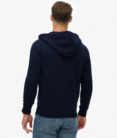 Vintage Logo Geborduurde Zip Hoodie Image 5