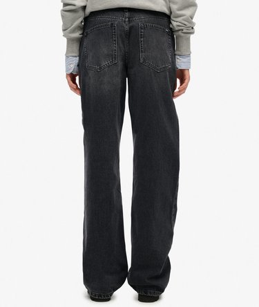 Jean large à taille mi-haute en coton biologique Image 5