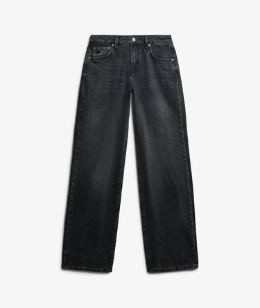 Jean large à taille mi-haute en coton biologique Image 8
