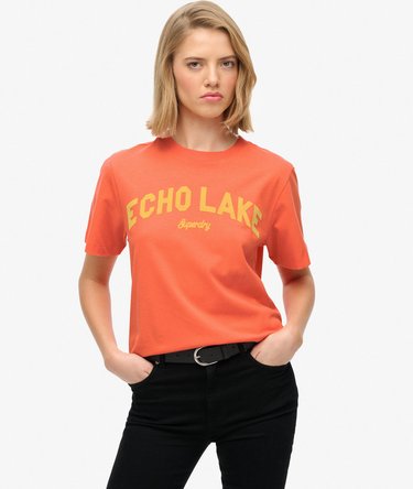 Lockeres, kastiges Outdoor Location T-Shirt Image 1