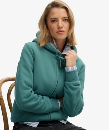 Essential Borg Lined Zip Hoodie Image 2