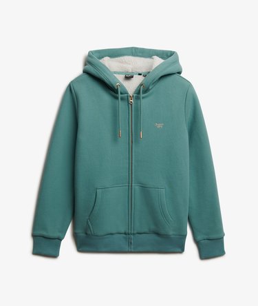 Essential Borg Lined Zip Hoodie Image 7