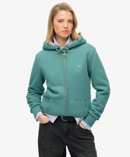 Essential Borg Lined Zip Hoodie
