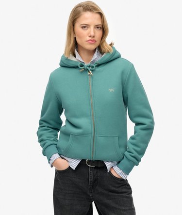 Essential Borg Lined Zip Hoodie Image 1