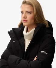 Hooded Longline Puffer Jacket