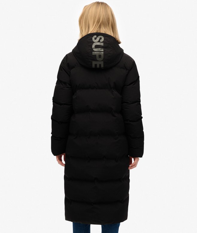 Hooded Longline Puffer Jacket