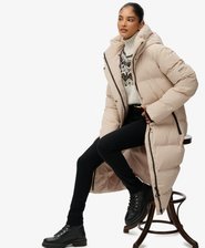 Hooded Longline Puffer Jacket