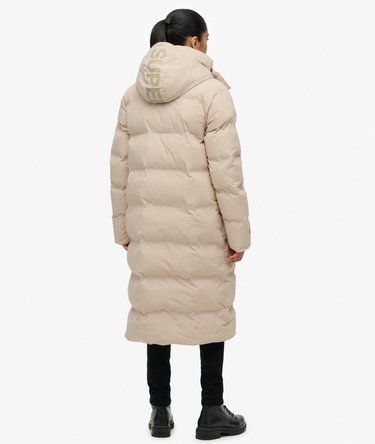 Hooded Longline Puffer Jacket Image 7