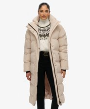 Hooded Longline Puffer Jacket