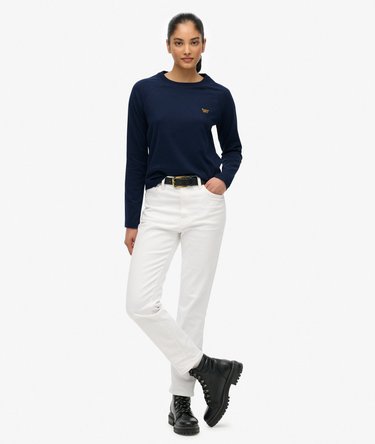 Essential Logo Long Sleeve Top Image 3
