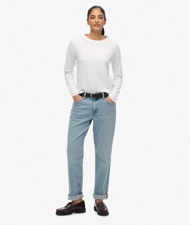Essential Logo Long Sleeve Top Image 3