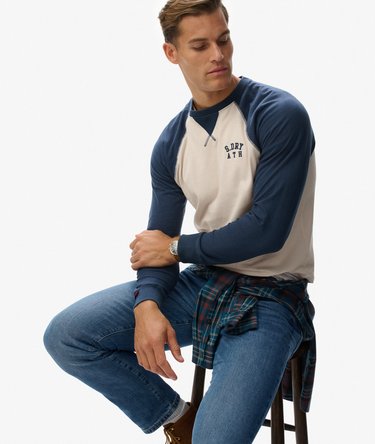 Vintage Athletic Baseball Top Image 2